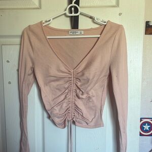 Arizona Jean Company Women's Blush Ruched Blouse